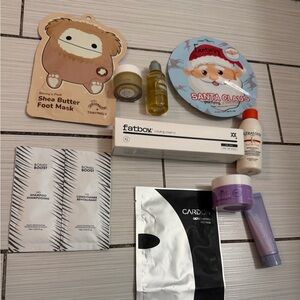 Skincare and Haircare Set with Masks and Creams - 10 items